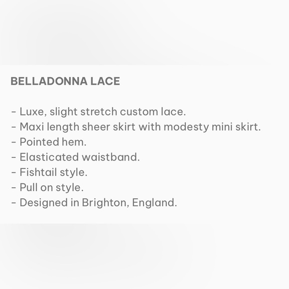 KILLSTAR Belladonna Lace Maxi Skirt - size XS - NWT - Picture 8 of 9